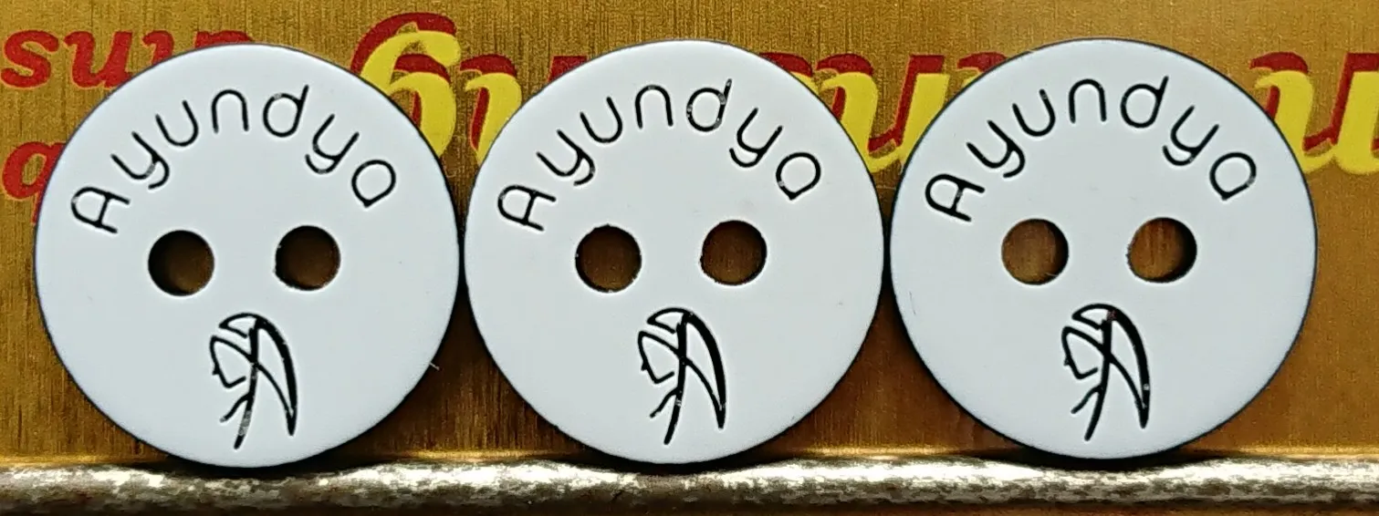 Kancing custom produksi September 2019