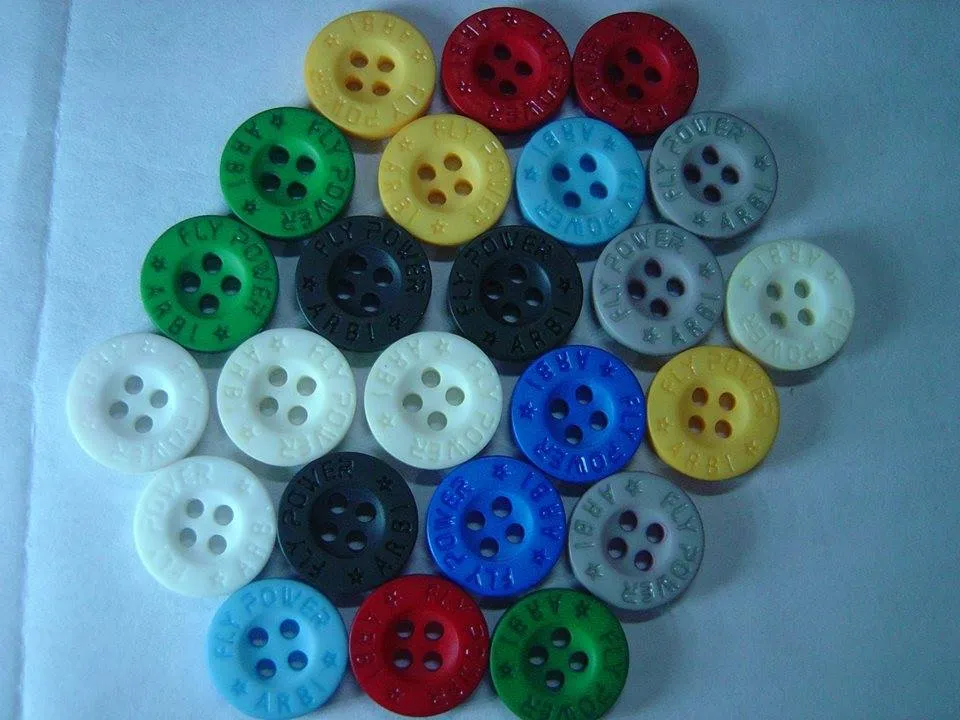 Kancing custom 2 lapis warna
